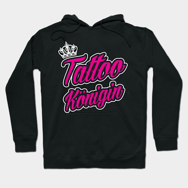 Tattoo königin (white) Hoodie by nektarinchen